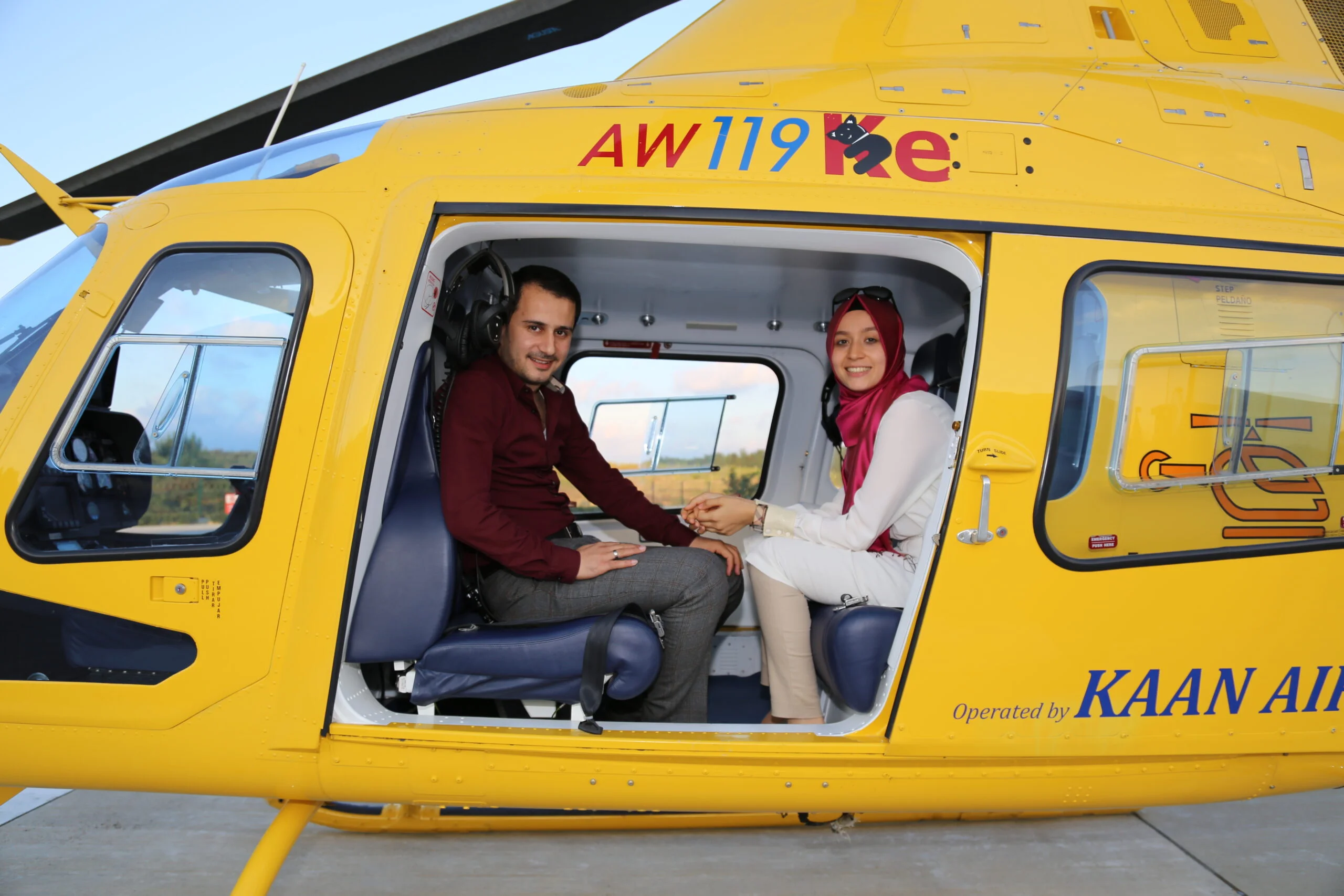 Helikopterde Evlilik Teklifi